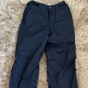 Kids Large (grow with me) ski pants — black